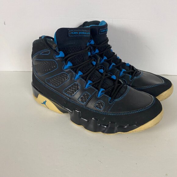 Nike Air Jordan 9 Retro Photo Blue Black 302370 007 Mens Size 8 - Picture 6 of 16